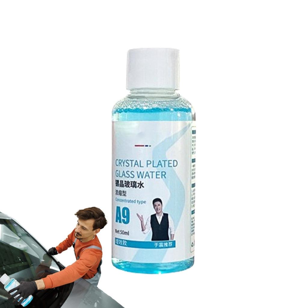 Windshield Fluid, Car Wiper Fluid | 50ml Concentrated Crystal Coated Glass Wiper Essence