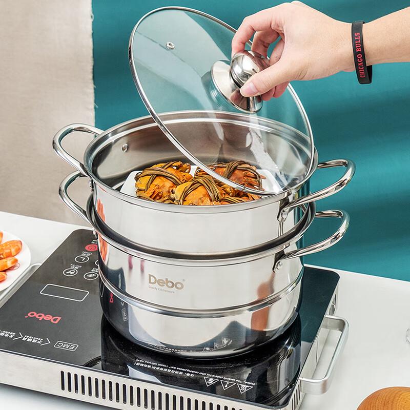 Debo Madrid 2-Layer Stainless Steel Steamer & Stockpot