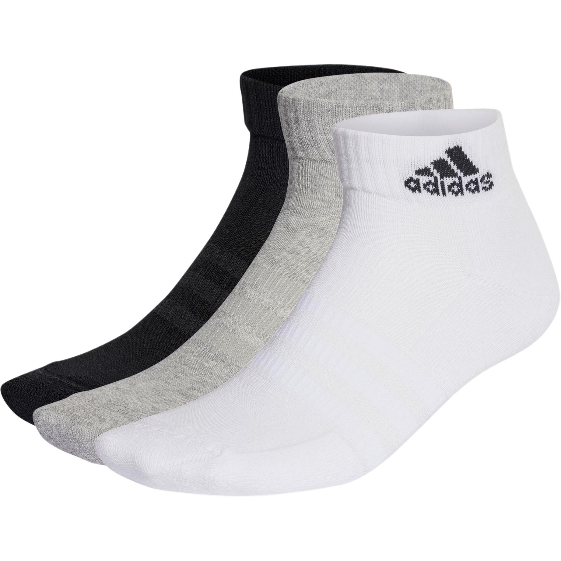 Adidas Cushioned Sportswear Ankle Socks Ankle Socks Unisex 3 Pack IC1281 M