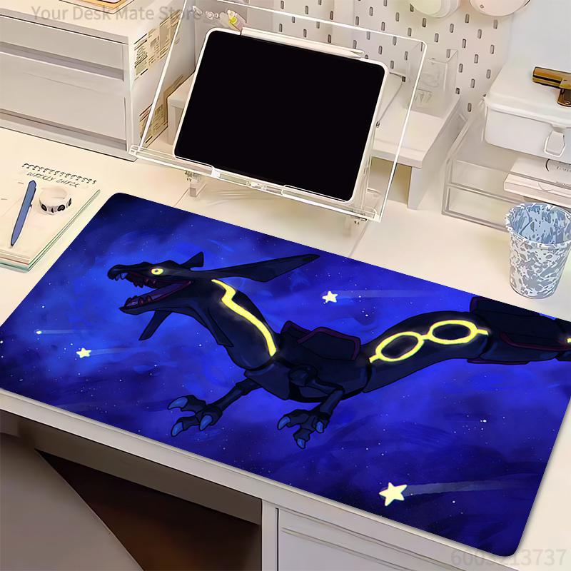 Large Mouse Pad Mini Pc P- Rayquaza Office Computer Desk Mat Table Keyboard Pad Laptop Carpet Accessories Gaming Mousepad