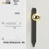 New Light Luxury Wardrobe Cabinet Handle Gold Modern Drawer Handle French Style Minimalist Bedside Table Handle