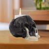 Unique Skeleton Candlestic Ornaments Handicraft Resin Candlestick Skull Candle Holder  Halloween