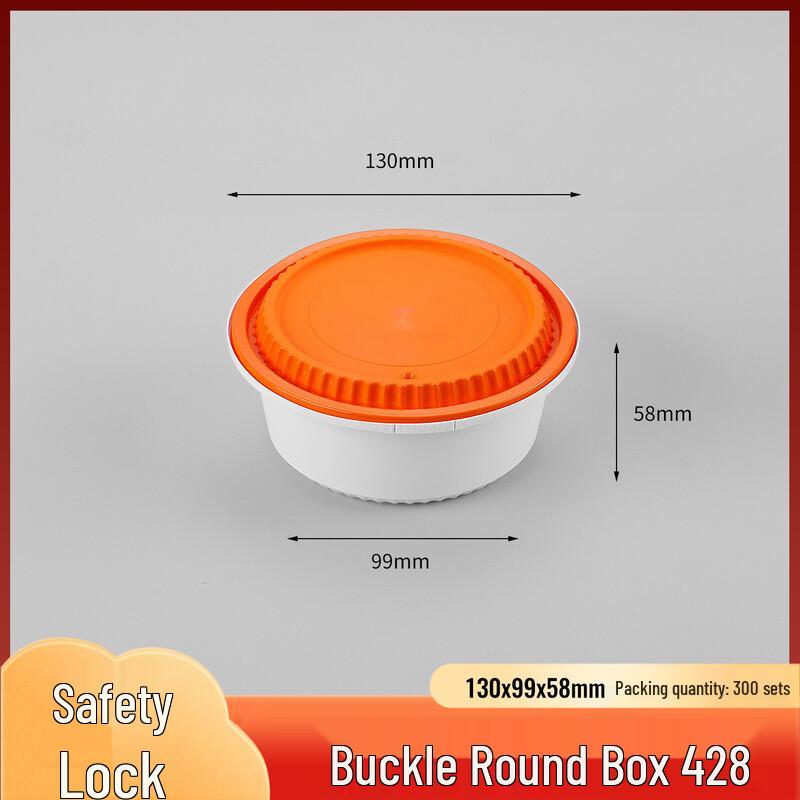 Shixun Thickened Disposable Lock-Buckle Lunch Box