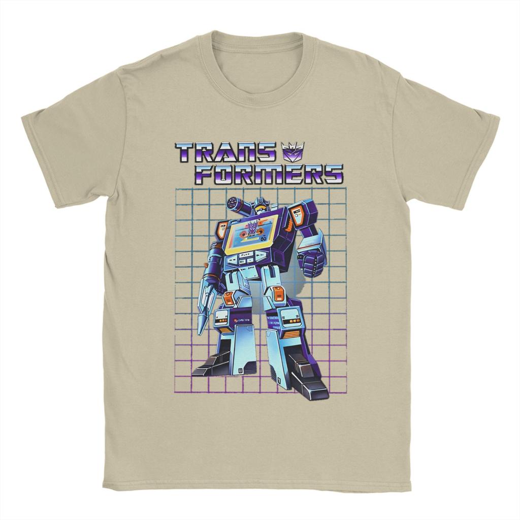 Tricou Transformers Decepticons Soundwave pentru Bărbați Robot Vintage Bumbac Tricou Gât Rotund Mânecă Scurtă Tricou Haine Cadou