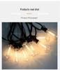 ST38 Solar LED String Lights with USB Charging - Perfect for Courtyard, Decoration, Camping, Outdoor Ambiance