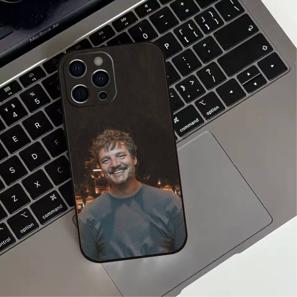 Pedro Pascal  Phone Case For iPhone 17,16,15,14,13,12,11 Plus,Pro Max,XS,Soft Silicone Black Cover
