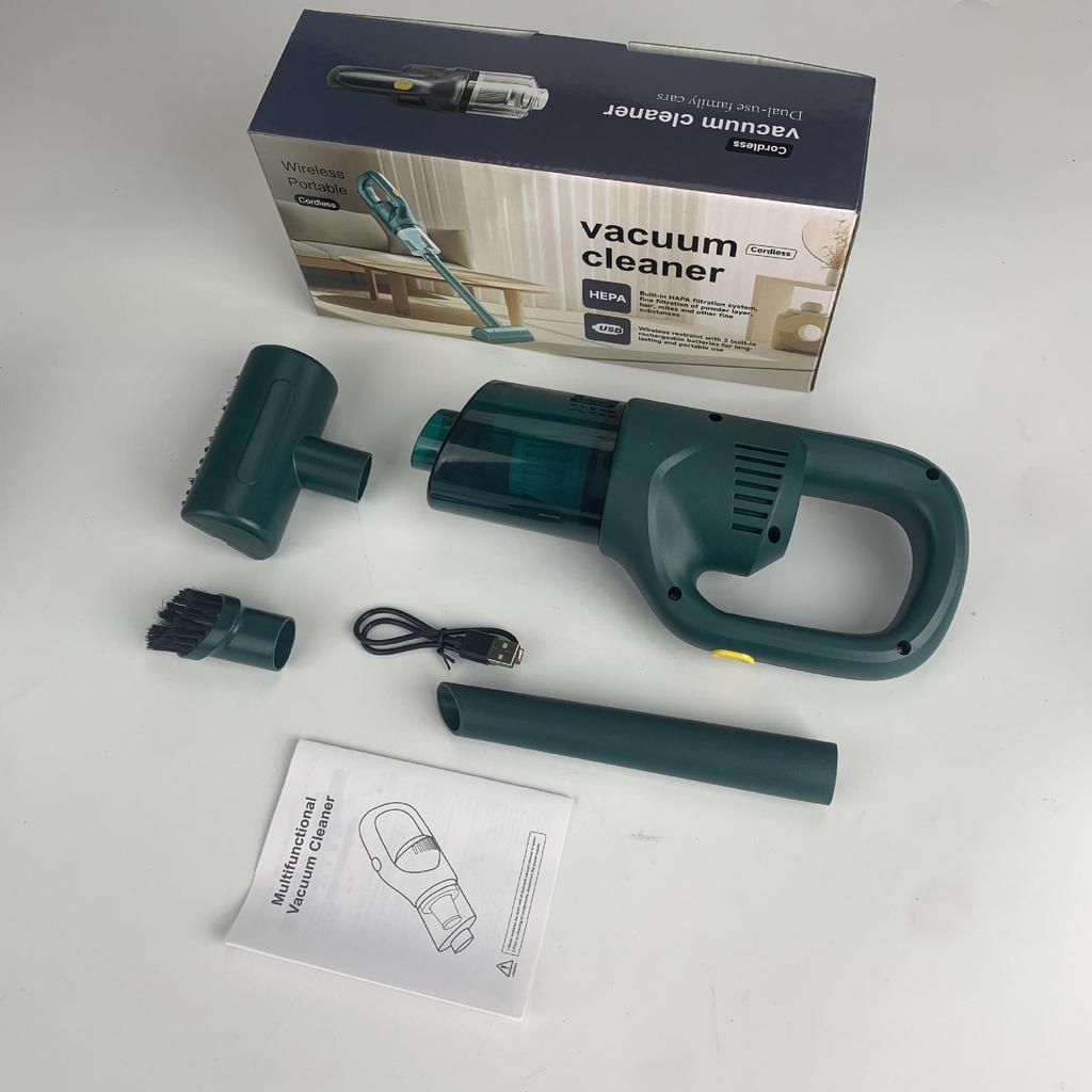 High-Power Portable Wireless Vacuum Cleaner for Car & Home