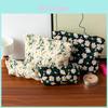 Canvas Embroidery Cosmetic Bag With Floral Pattern For Travel And Home Use