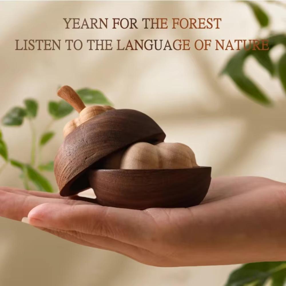 Mountain Bamboo Shape Wooden Essential Oil Diffuser Solid Wood Fragrance Ornament  Office