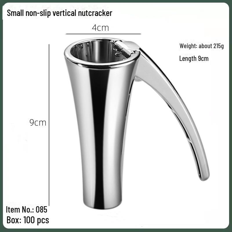 Zinc Alloy Vertical Nutcracker: Pine Nut and Hazelnut Shelling Tool