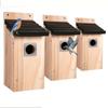 Weatherproof Wooden Bird House Incubation Box Bird Nest House Bird Breeding Box  Patio