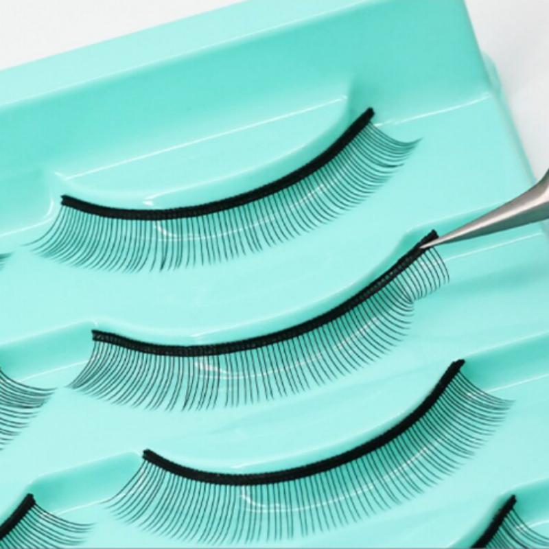 5Pair Training Lashes Beginner False Eyelashes Practice Mink Lashes Strip Individual Lashes Eyelash Extension Tools For Beginner