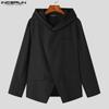 INCERUN Herren Langarm Kapuzenjacken Herbst Winter Tops Mantel