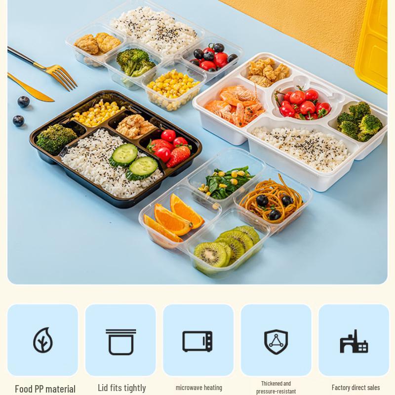 Microwavable Rectangular PP Food Container Set