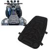 Motorcycle Seat Pad ATV Seat Cover Padded Breathable Shock Absorbing Antislip Motorcycle Seat Pad Protector for Most Snowmobile Black