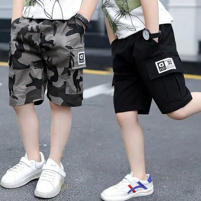 Baby Boy Shorts Summer Boys Sports Loose Shorts Elastic Waist Teen Trousers Children's Clothes