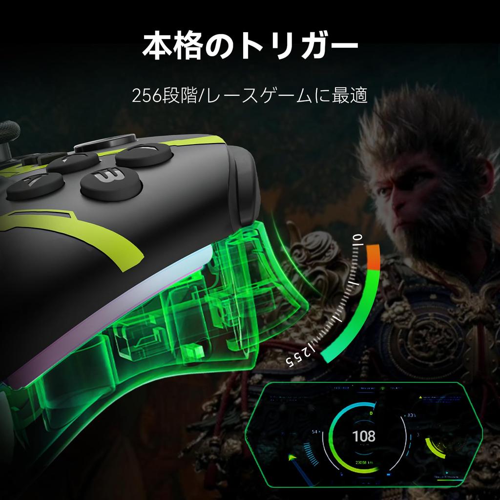 Ігровий контролер MINISFORUM MGP01 для отвору № 1000 мАг Високий, зі спеціальним додатком, для ПК/iOS/Android/Switch, підтримка Bluetooth/Dongle/дротового підключення,