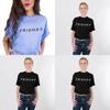 Friends Mode Séries Femme Tshirt Manche Courte Ete Haut Casual Tee Ras Cou Du