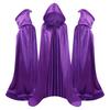 Kapuzenumhang für Erwachsene und Kinder Mittelalterliches Gewand Schnürung Hexe Vampir Cosplay Kostüme Halloween Party Umhang