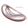 100pcs Replacement Power Finger File Medium Grit Abrasive Sanding Belts  Straight Blade Cutting