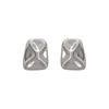 Folded Geometric Design Irregular Texture Metal Studs Texture Square Studs