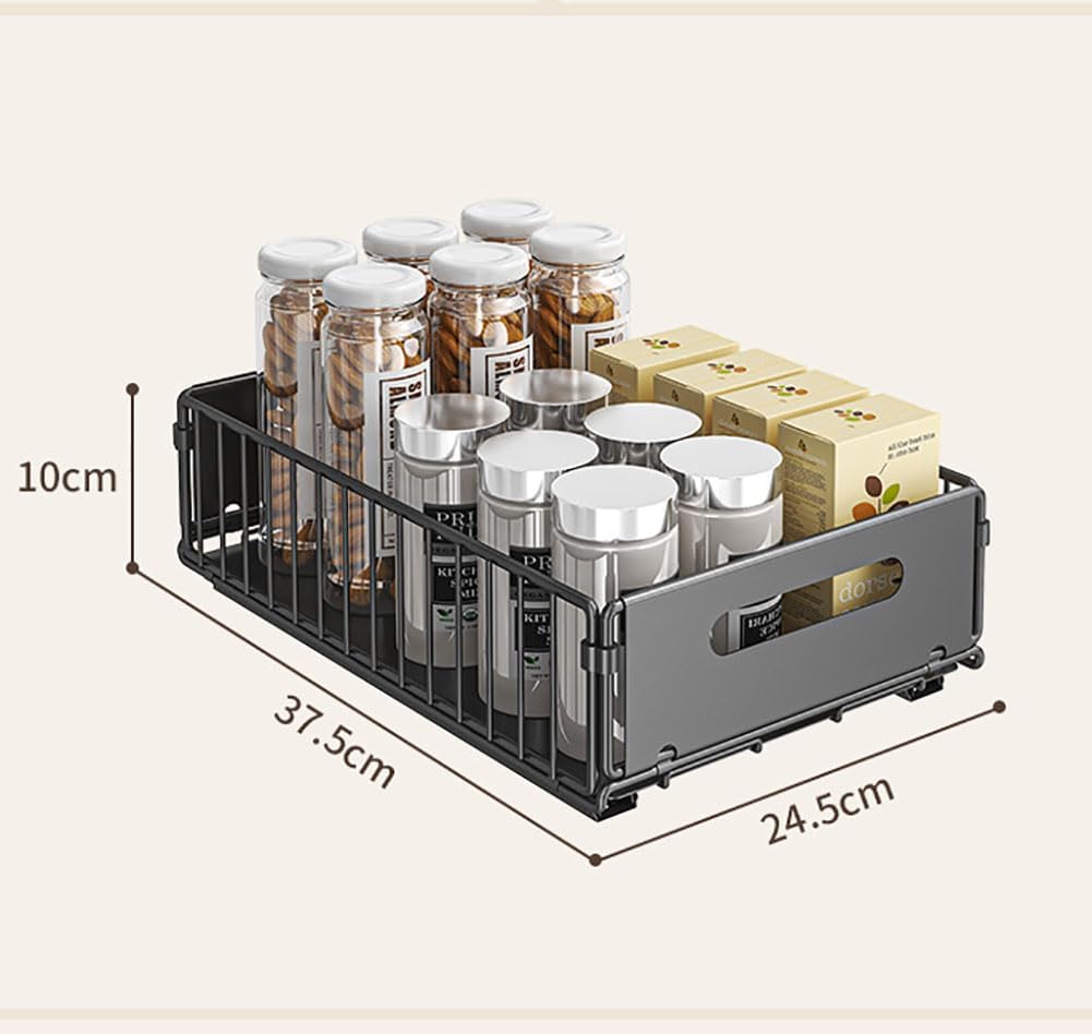 

Выдвижной органайзер для шкафа, выдвижной ящик, полки для хранения, органайзер для шкафа, выдвижная корзина для шкафа для кухни, без сверления
