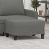 349348 vidaXL Repose-pied Gris foncé 70x55x41 cm Tissu