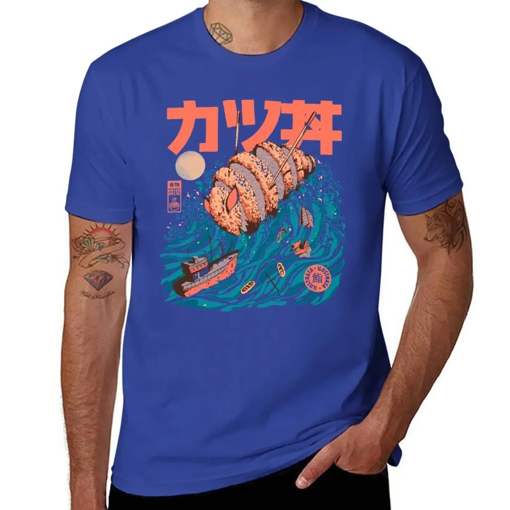 Katsuju T-Shirt aesthetic clothes blacks plain t shirts men