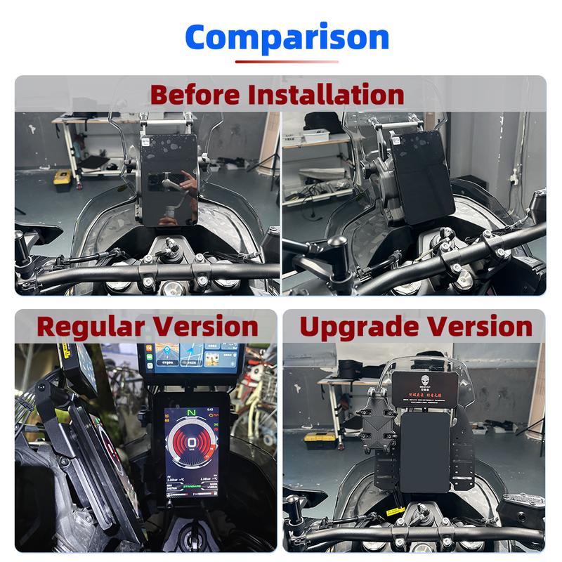 800MT-X GPS Navigation Phone Holder Support For CFMOTO 800MTX 800 MT-X 2024-2025 Mobile Phone Extension Bar Bracket 800 MT X
