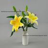 Lily Small 3D Printed Realistic Single Stem Perfume Flower for Wedding and Home Decoration