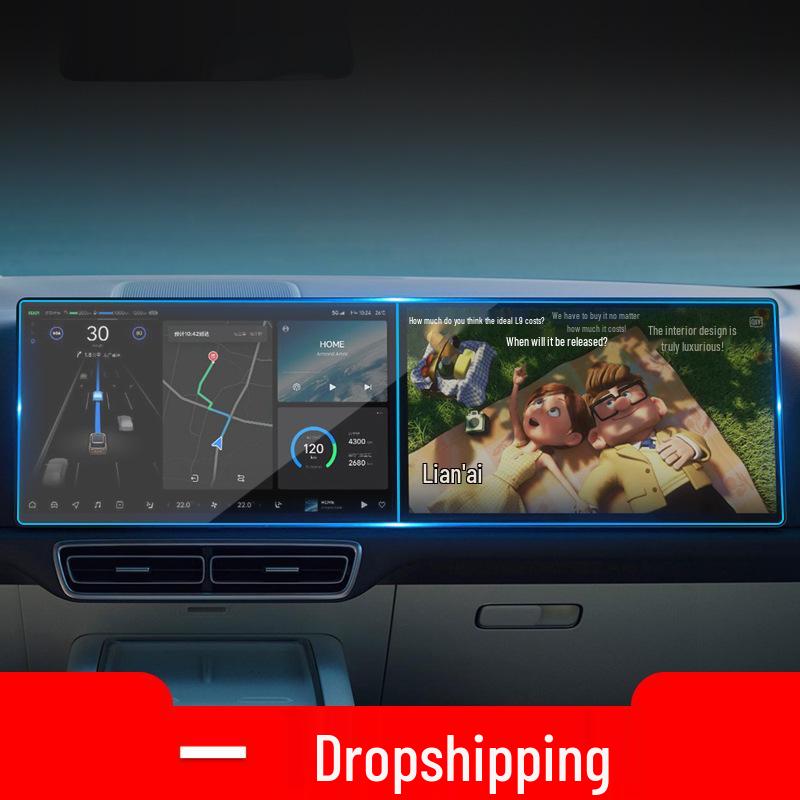 Universal 25 Model Navigation and Control Screen Protector for Car Interiors