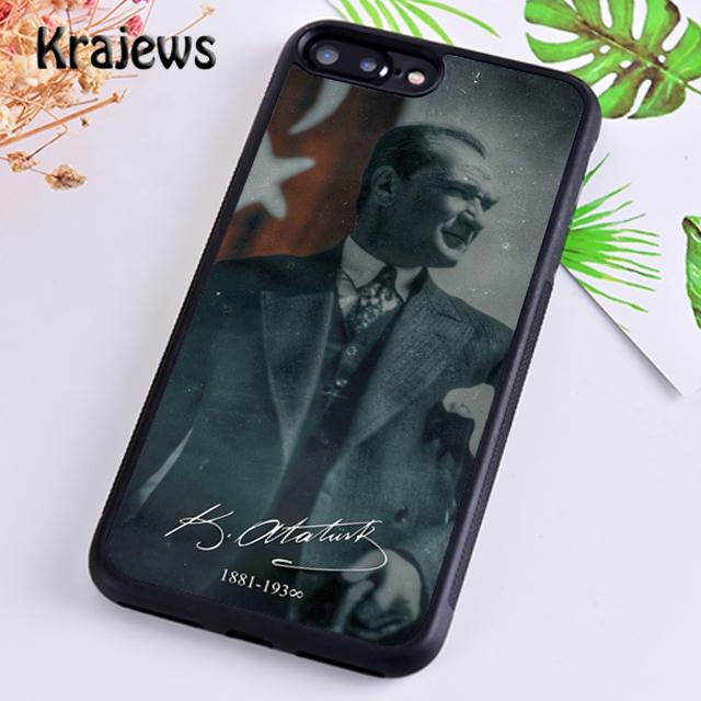 Mustafa Kemal Ataturk Phone Case Cover For iPhone 17 Air 16 15 14 plus 12 13 pro max coque Shell Fundas