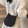Double-sided Available Crossbody Phone Pouch Cute Grid Shoulder Bag Casual Small Square Bag  Travel