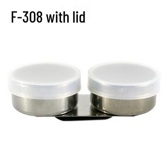 Stainless Steel Oil Painting Turpentine Oil Pot with Single and Double Mouthends
