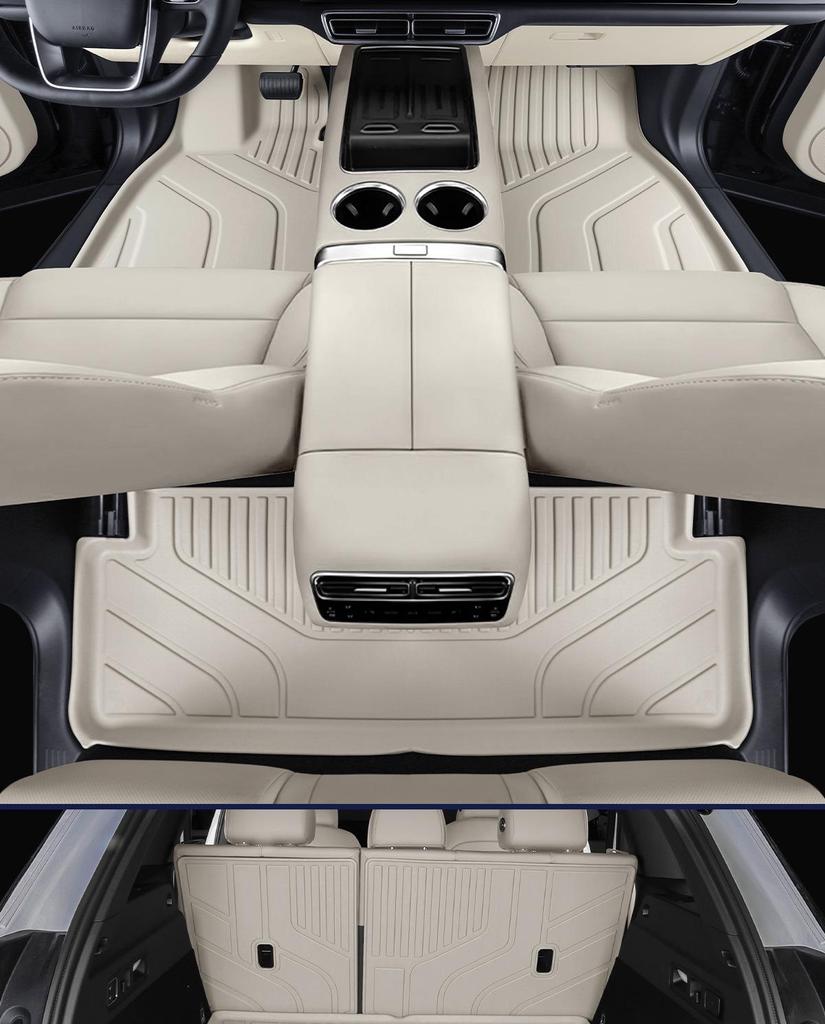 Custom Fit L6 L7 Double Layer TPE Trunk & Floor Mats - Original Car Color