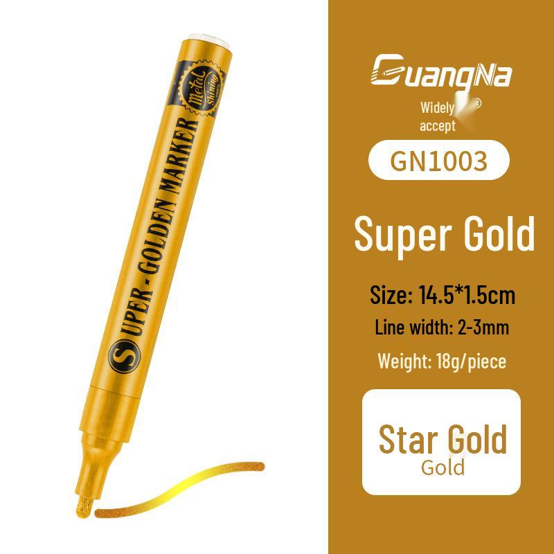 Metallic Color Craft Markers: Water-Based Paint Pens for Albums, Cards, Ceramics, and More