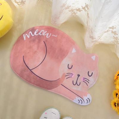 1 Stück Couchtisch Saugfähig Rutschfest Falsch Schlafende Katze Waschbarer Küchenteppich Badvorleger Badezimmerprodukte Teppich Fußmatte