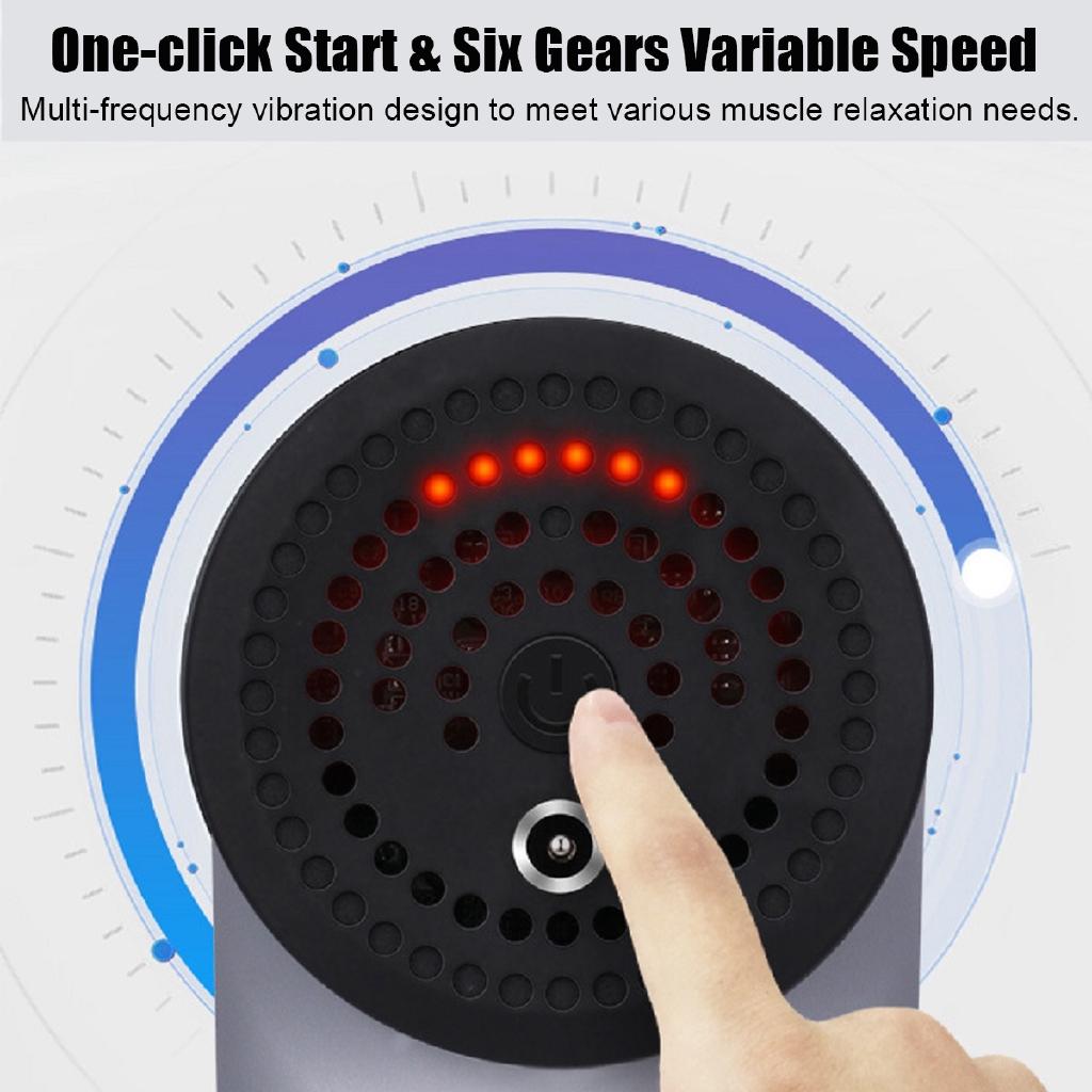 6 Gears 4 Heads 3300r/min  Therapy Massage Guns Muscle Massager Pain Sport Massage Machine Relax Body Slimming Relief