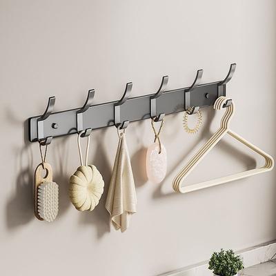 Deliksiz Banyo ve Tuvalet Kapısı Güçlü Yapışkan Kanca Giysi Askısı