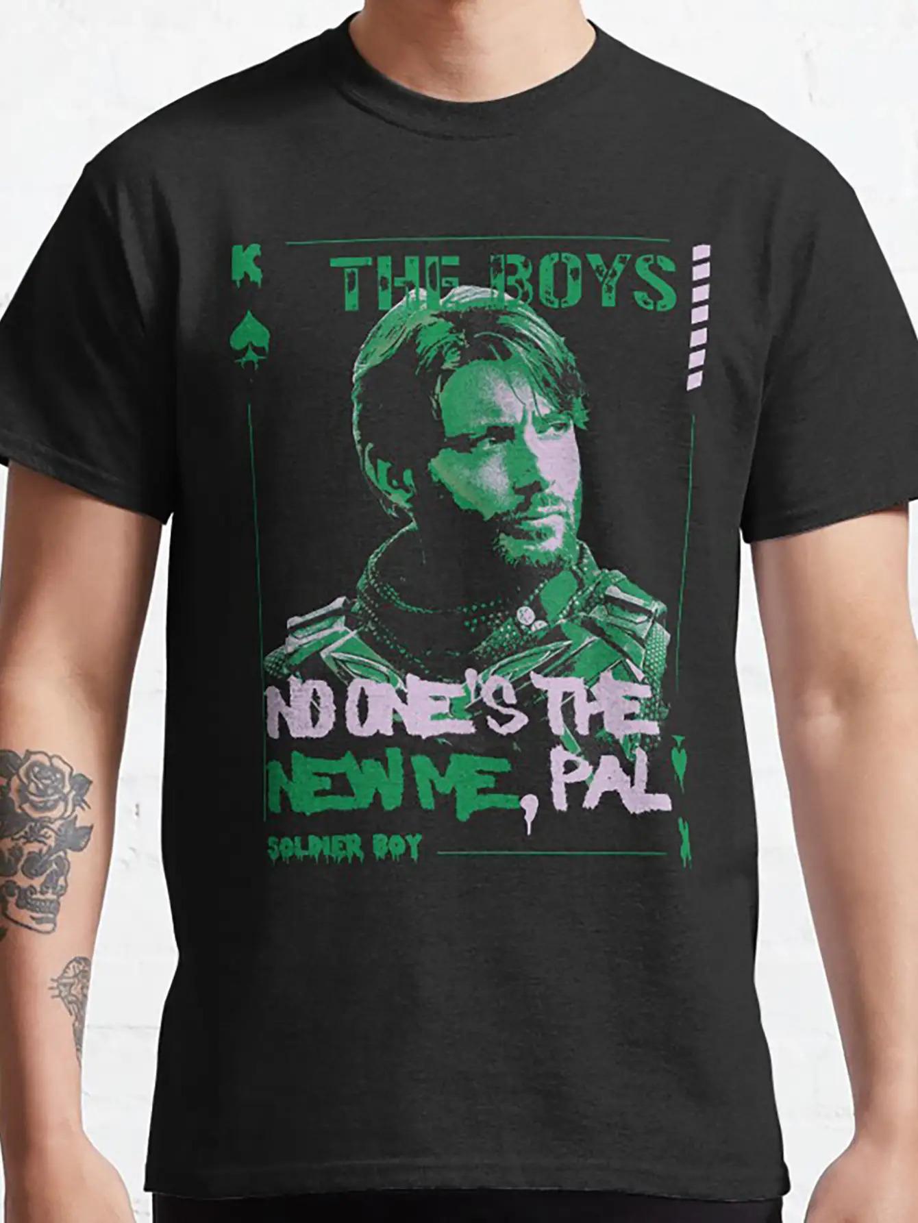 

Classic T-Shirt for Soldier Boy Clothing Graphic Short Sleeve Shirt Men Women for Spring and Summer Unisex All-Season S разноцветный