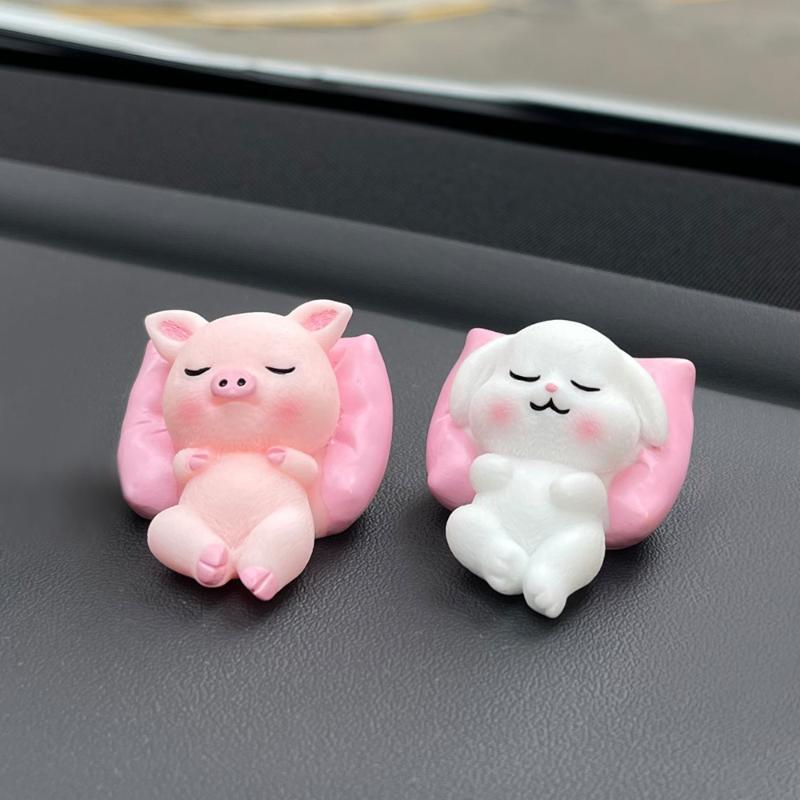 Cute Cartoon Car Ornaments for Office Desk and Car Dashboard Creative Mini Decorative Accessories Fun Gift Ideas