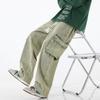 Men's Retro Wide-Leg Multi-Pocket Jeans - Spring/Fall Casual Workwear Pants