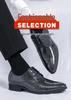 Men's Glossy Patent Leather Pointed Toe Dress Shoes, Size 48 - Perfect for Weddings and Formal Business Occasions