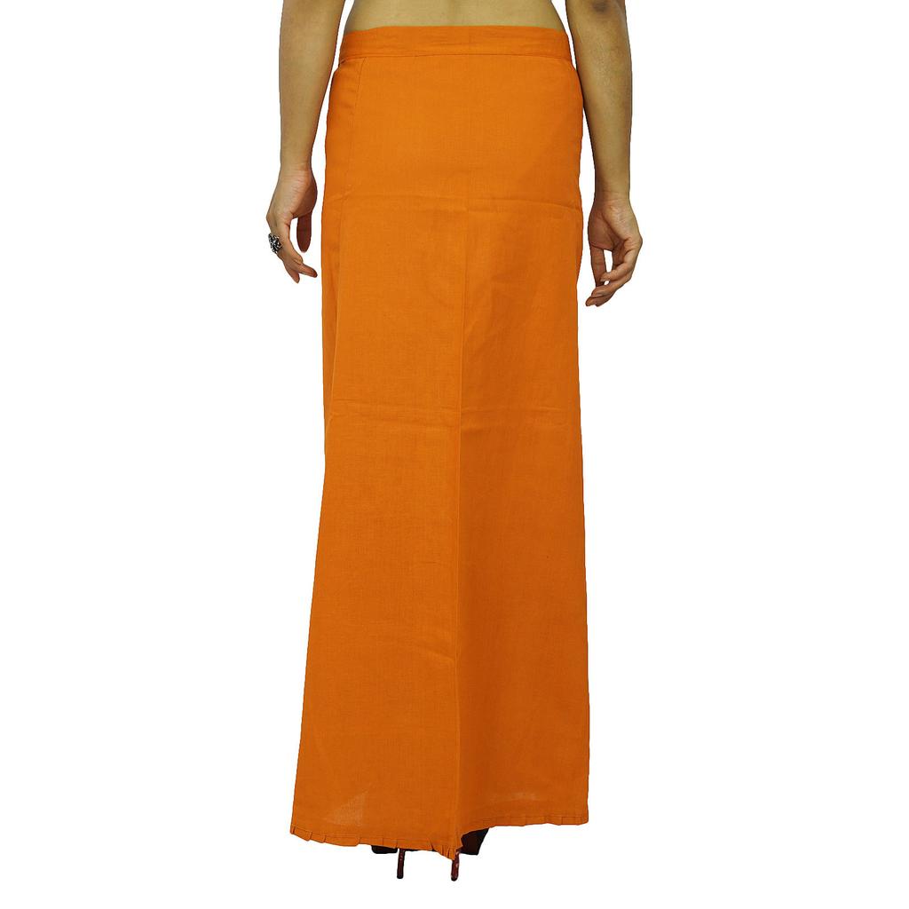 Inskirt Lining For Sari Ethnic Indian Ready-made Solid Cotton Petticoat