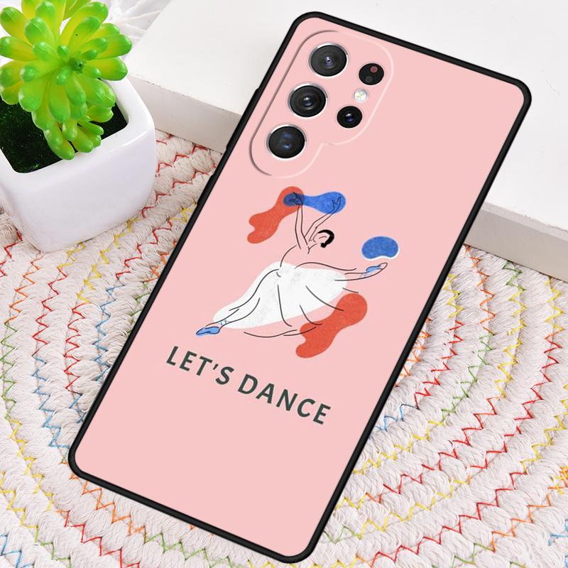 I Love Dance Silicone Phone Case For Samsung Galaxy Note 10 Pro S26 S25 S24 S23 S22 S21 Plus S25Ultra Capa Cover