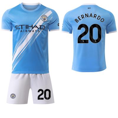 2025-26 Man City Home Jersey #9 Haaland #17 De Bruyne Football Jerseys