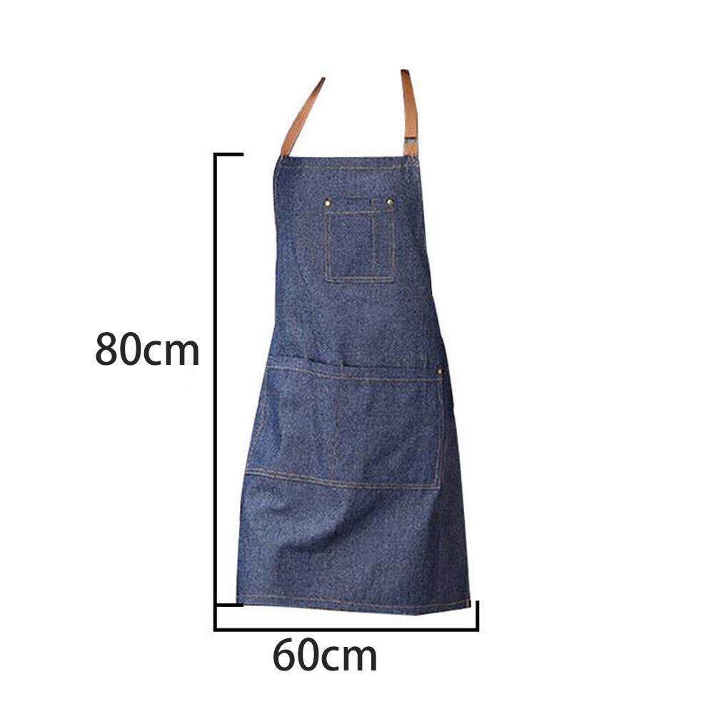 For BBQ Cooking Baking Kitchen Accessories Women Chef Cleaning Tool Denim Apron Bib Burp Cloth