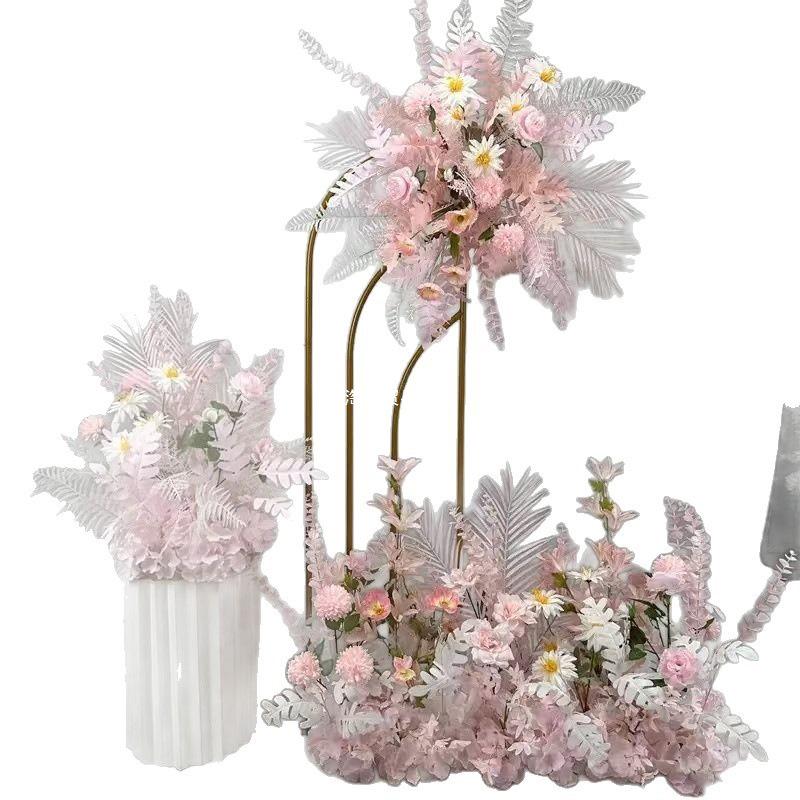 Artificial Floral Arrangements for Weddings, Multiple Colors, Road Decoration, and T-Stage Floristry