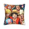 Luffy Anime  Zoro  Square Pillow Case Anime   Cushion Covers Funny Polyester Decorative Throw Pillow Case Cover for Living Room
