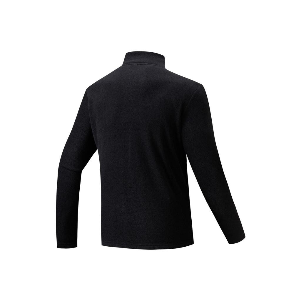 Anta Outdoors Knitted Sports Jacket Men Jackets Basic-Black 952546711-3